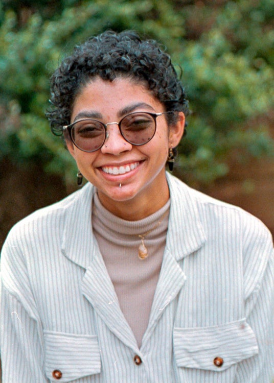 "Lani Daes, Honors in the Major Student and Fall 2021 Bess H. Ward Thesis Award Winner"